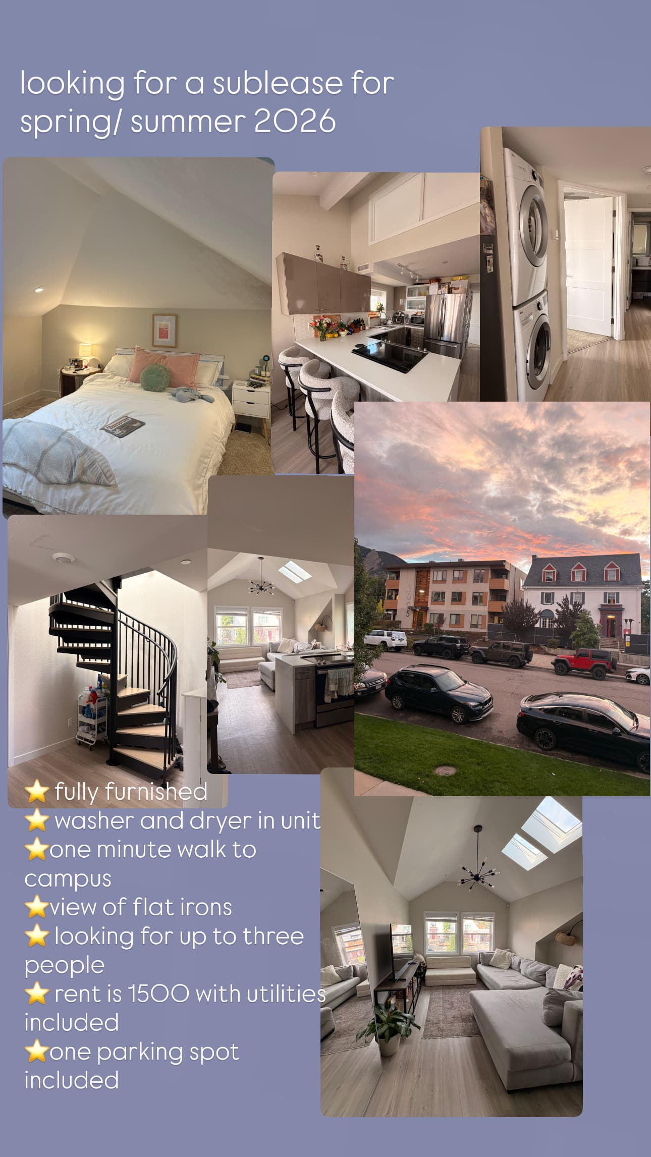 Modern Three Bedroom Apartment, Two Minute Walk to Campus - Full Apartment in The Hill