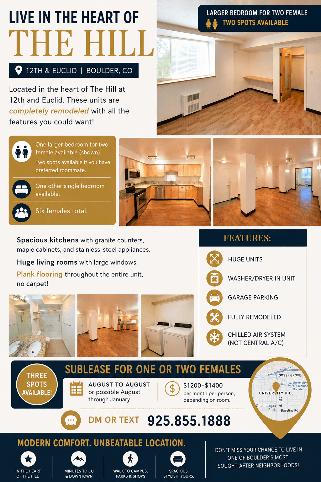 Live in The Heart of the Hill - Shared Room in The Hill